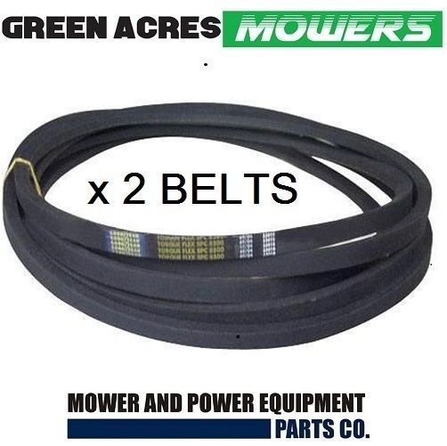 2 X GX20072 DECK BELT FITS JOHN DEERE 42" CUT MOWERS TOUGH KEVLAR CORD BELT