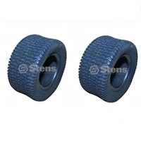 2x Tyre 18x 850 x 8 Block Pattern fits Selected Ride on Mowers