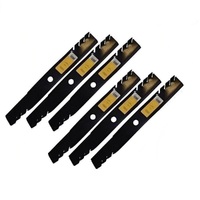 6x Predator Toothed Mulching Blades for 48&quot; John Deere Ride on Mowers M146476