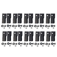 20x Blades &amp; Bolts fits Rover Late Rear Catcher &amp; Mulcher Mowers A03830