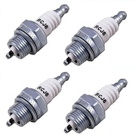 4x Champion RCJ8 Spark Plug fits Selected Mowers Chainsaws Trimmers