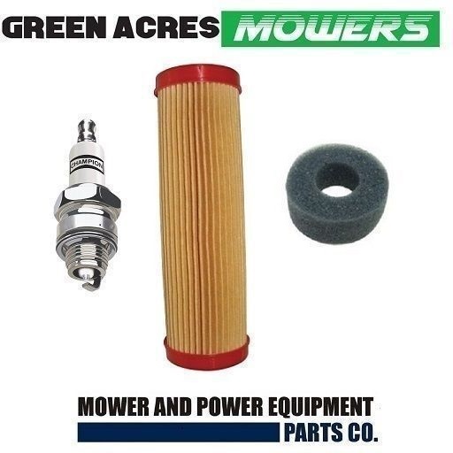 AIR FILTER , SPARK PLUG AND COVER FITS MOST VICTA 2 STROKE MOWERS