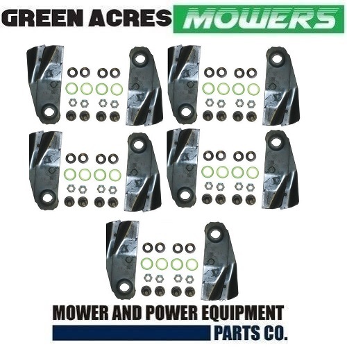 20 X BLADES & BOLTS FOR 19 & 20 INCH VICTA MOWERS 5 SETS HARDERNED BLADES