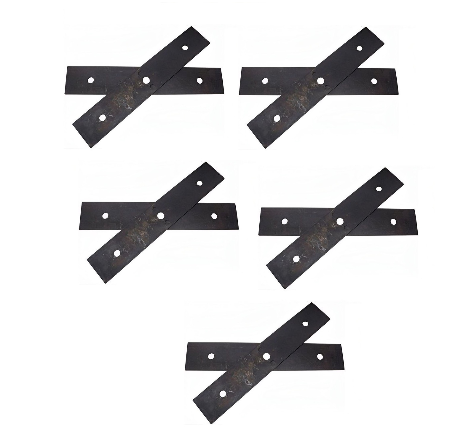 5 x Genuine Atom Edger Electric Cross Blade fits Yellow 301 43091