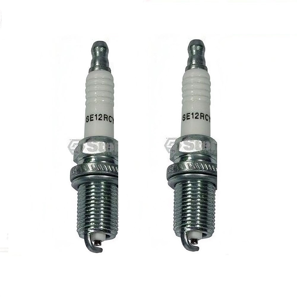 2x Stens Megafire Spark Plugs for Briggs & Stratton OHV Motors RC12YC