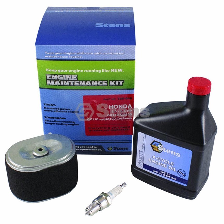 Stens Maintenance Kit for Honda Motors GX140-GX200 GX110 GX120 17210-ZE1-517