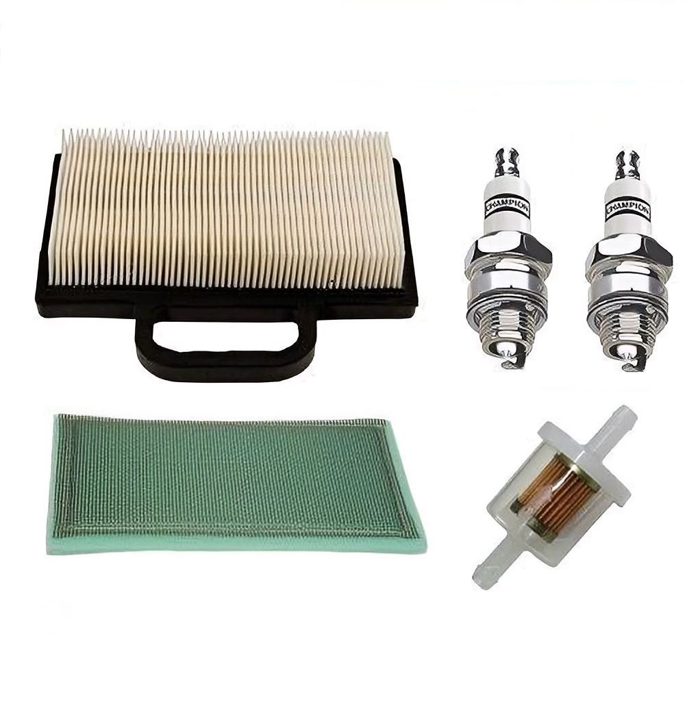 Spark Plug Fuel & Air Filter for 14-24HP Intek V Twin Briggs Motors 499486