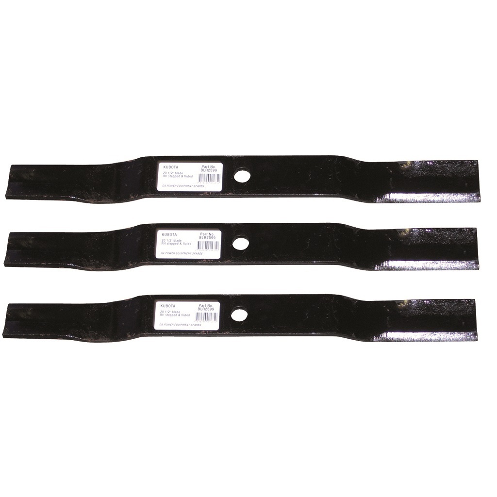 3x Blade Set for 60" Cut Kubota Deck Models RC60-71H RC60-72H RC60-27 70722-34333