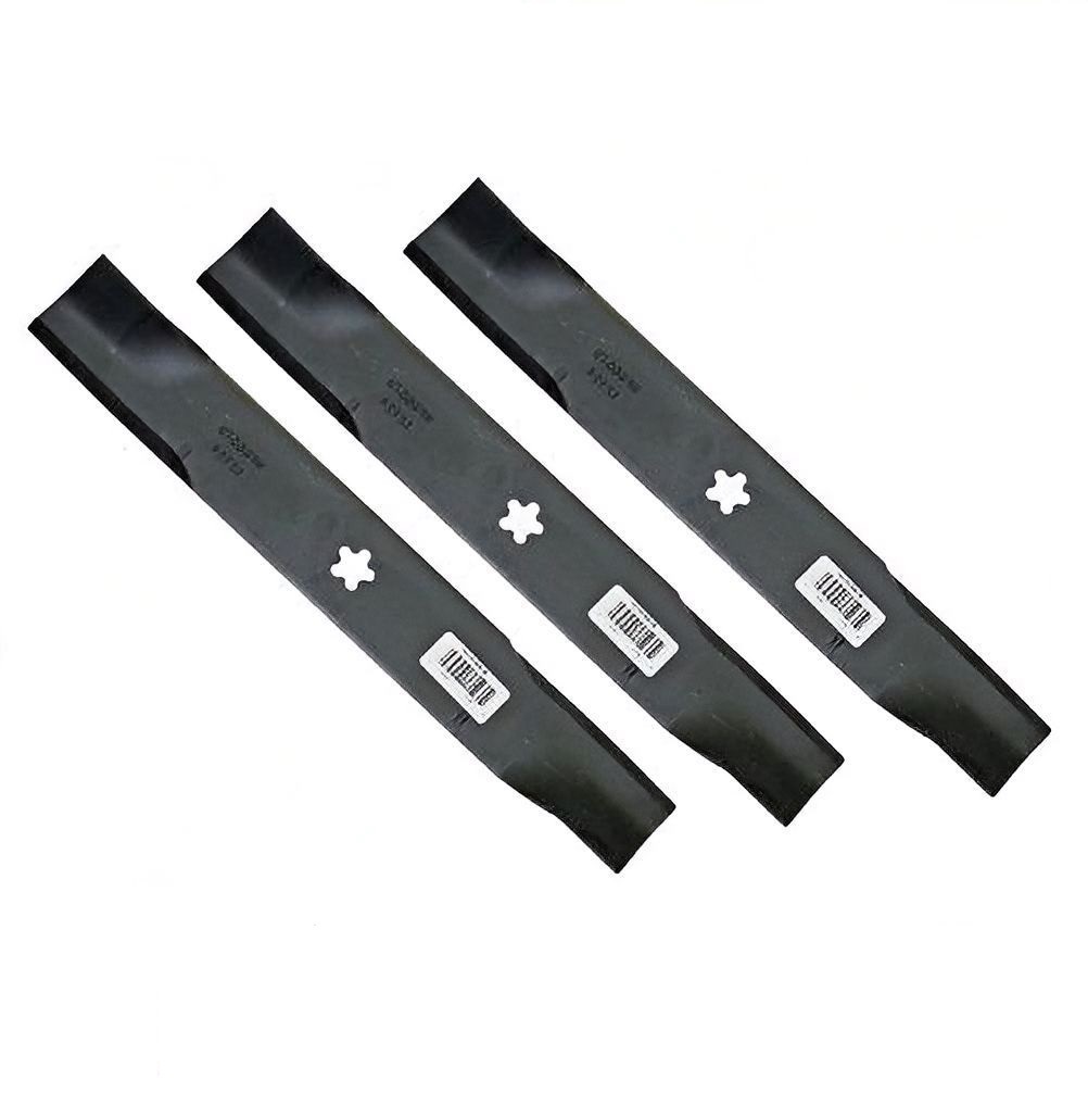 3x Blades fits 52" Cut Husqvarna Ride on Mowers 574 87 08-01