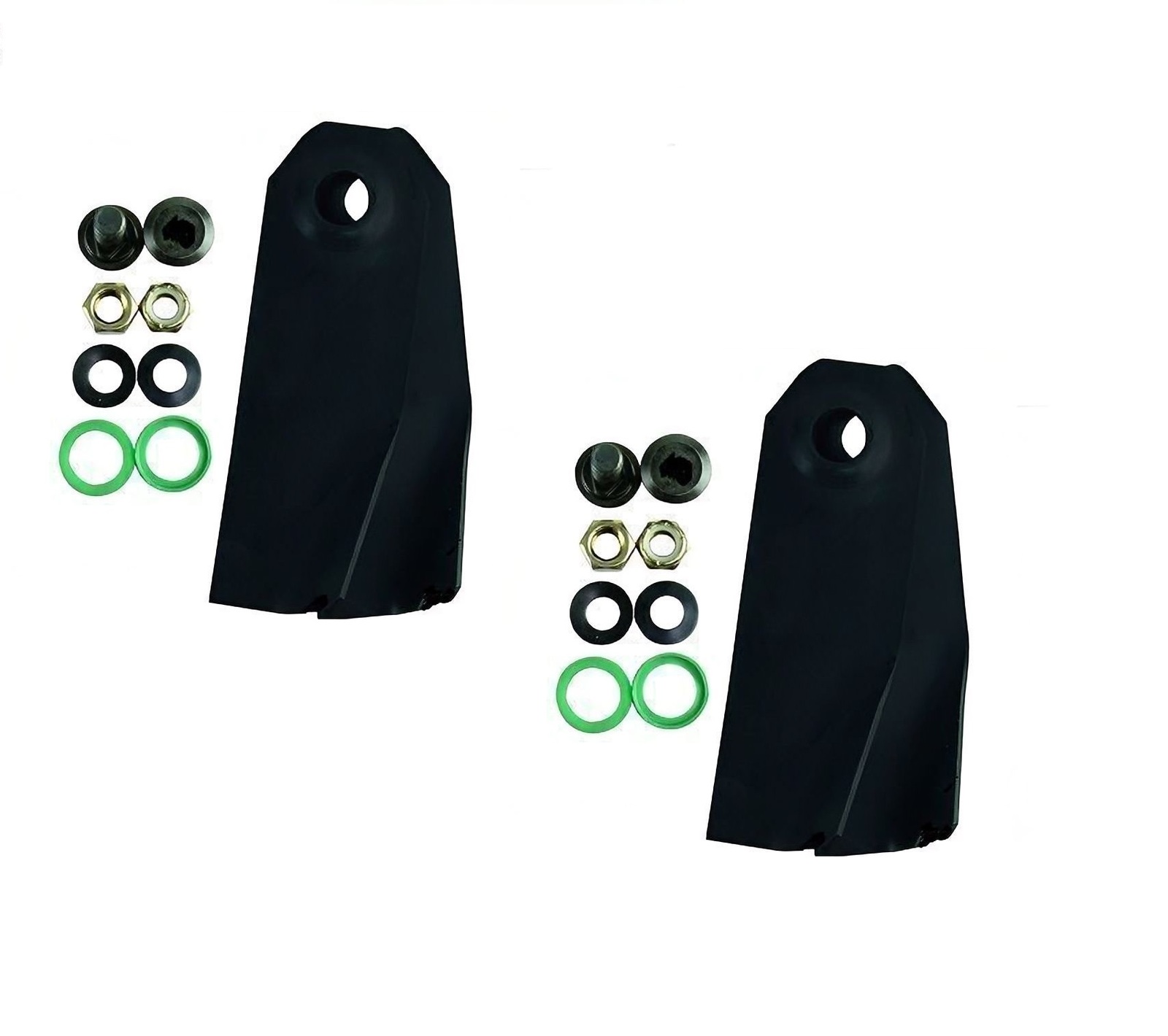 4x Blades & Bolts for 19" Flymo Weedeater & Husqvarna Lawnmowers 288151