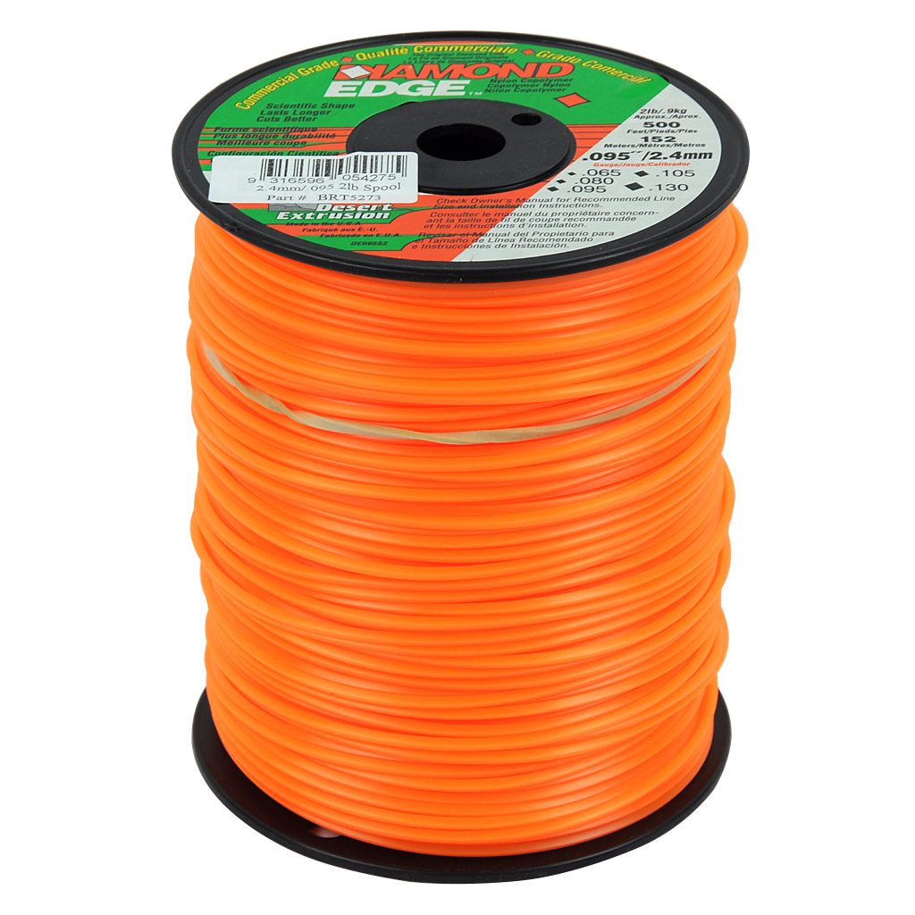 Diamond Edge Whipper Snipper Trimmer Line 124 Metres 2.7mm 0.9Kg