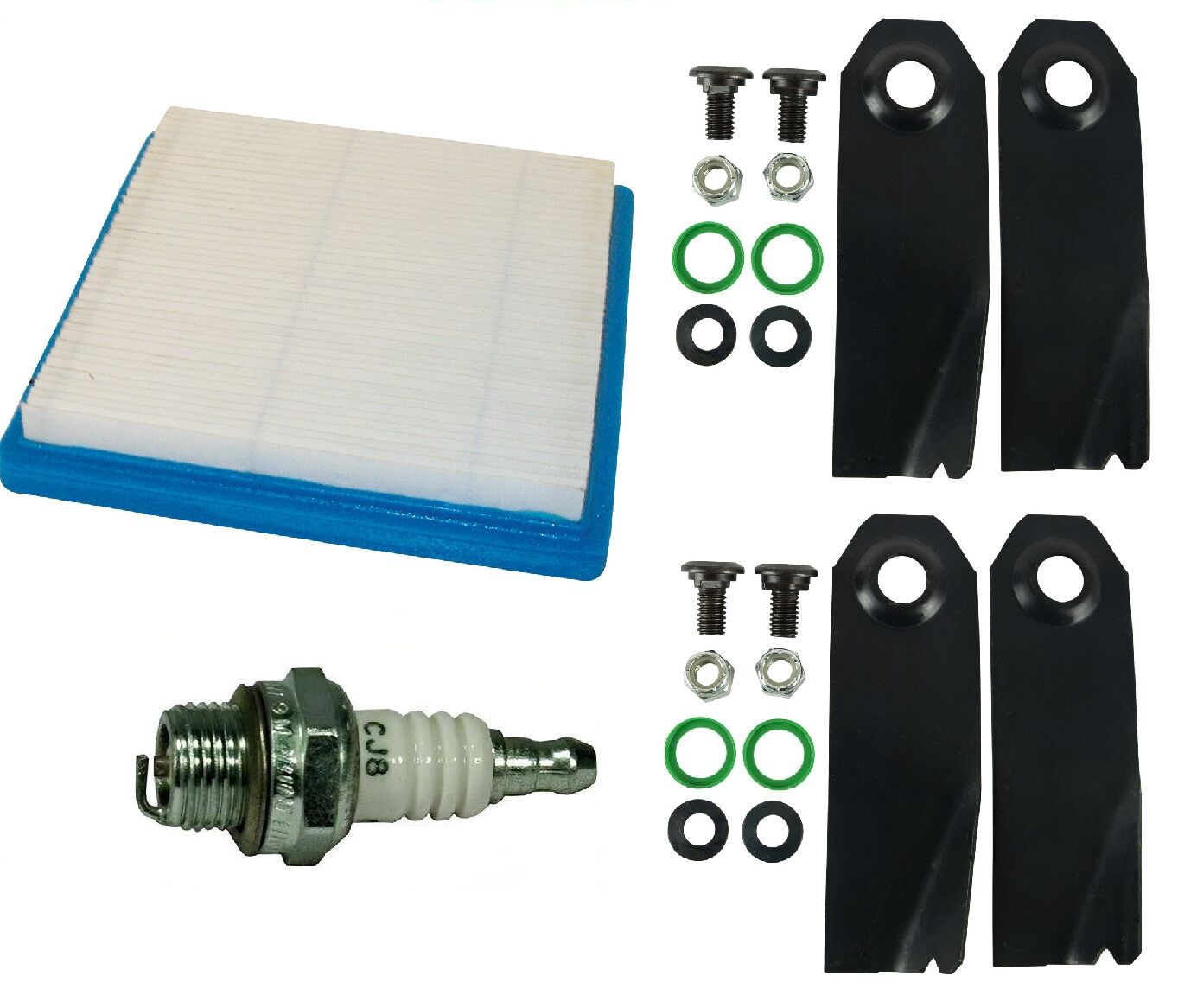 19" Victa Lawnmower Maintenance Kit for 3HP to 6HP Briggs Quantum Motor 491588