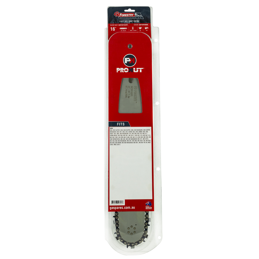 Prokut 16" Bar & Chain Combo 60DL 3/8 .063 Full Chisel fits Stihl MS260 MS290