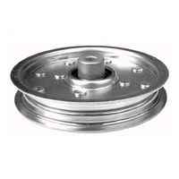 Flat Idler Pulley Suits Selected Great Dane Surfer Chariot Scamper Mowers D18044