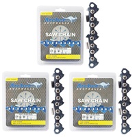 3x Genuine Archer Chainsaw Chain Loop 78DL 325 .050 Semi Chisel