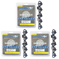 3x Genuine Archer Chainsaw Chain Loop 68DL 325 .063 Semi Chisel