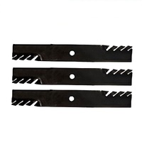 1 SET OF 60" GATOR STYLE TOOTHED BLADES FITS TORO RIDE ON MOWERS 105-7718-03