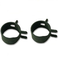 2x Fuel Hose Line Clamps 3/8&quot;