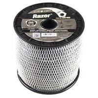 TRIMMER WHIPPER SNIPPER LINE 2.4mm TWISTED CORD 3lb 200m Stens silver streak