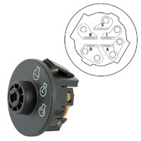 Aftermarket Ignition Switch Suitable For Exmark Toro TimeCutter Ride on Lawn Mowers 117-2221