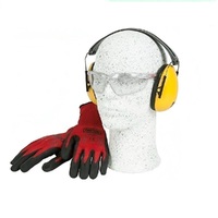 Oregon Safety Kit Includes Ear Muffs Gloves Glasses 572870 Q515060 Q545830