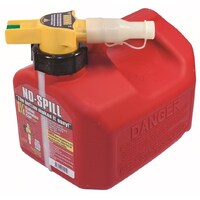 4.7L No Spill Fuel Can Made in USA for Lawn Mower Brushcutter Chainsaws