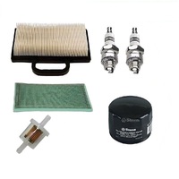 Spark Plug Oil Fuel &amp; Air Filter Kit for 14-24HP Intek V Twin Briggs Motors