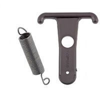 BONNET STRAP AND SPRING FOR COX RIDE ON MOWERS  AM181 , AM180
