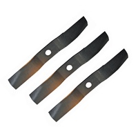 1 Set of 3 Blades for 54&quot; Kubota Ride on Mowers RC54-24B 76529-34330