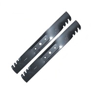 42 TOOTHED BLADE SET FOR JOHN DEERE SABRE MOWERS PREDATOR GATOR STYLE BLADES