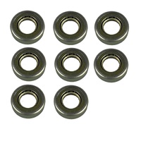 8x Wheel Bearings for Early Masport Mowers with Tapered Axle &amp; Cone Nut 501371
