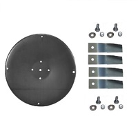 BLADE DISC AND BLADES FITS 32 INCH COX RIDE ON MOWER AM76H7 , SKIT55  