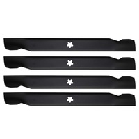 4x Blades for 38&quot; Husqvarna Flymo Ride on Mowers 532138497 532 12 78 42