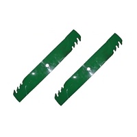 Toothed Mulching Blades for 38&quot; John Deere Ride on Mower M82408 AM100946