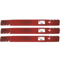 3x Gator Mulcher Bar Blades for 72&quot; Cut Toro Rear Discharge Models 52-0250