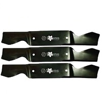 3x Blades for 54&quot; Cut Husqvarna Craftsman Poulan Ride on Mowers 532 18 72 56