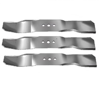 3x Mulching Blades for 37&quot; Cut Husqvarna Ride on Mowers 505 54 45-01 544 06 77-01