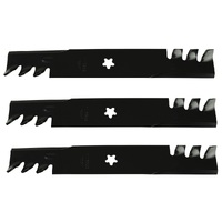 3x Copperhead Mulcher Bar Blades for 52" Cut Husqvarna Ride on Mowers 574 87 08-01