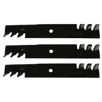 3x Predator/Gator Style Lawn Mower Mulching Blades for 50&quot; Toro Cut ZTR 113579