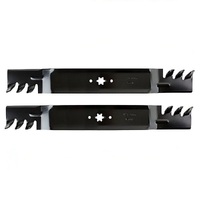Toothed Mulching Blades for 46&quot; MTD Craftsman Ride on Mowers 742-04290
