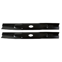 2x 42" Bar Blades Fits "S" Shaped Centre Hole For Cub Cadet Masport Rover Ride on Mowers 742-05177