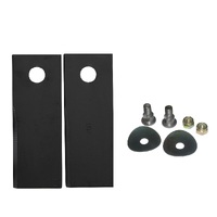 Heavy Duty Swing Back Blade and bolt Set for Deutscher Ride on Lawn Mower Models DR1 H0