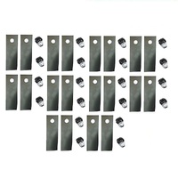 20x Blades and Bolts for Masport Mower 430 435 635 640 529578