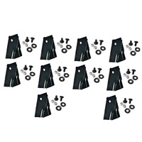  10 PAIRS LAWN MOWER BLADE KITS FOR LATE MODEL ROVER MOWERS 20 x BLADES / BOLTS