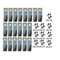 20x Blades &amp; Bolts for 21&quot; Honda Rear Catcher Lawn Mowers LHL238-21H-010