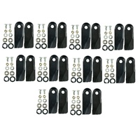 20x Blades &amp; Bolts fits 19&quot; Jet Fast &amp; Supa Swift Mowers 787HC 787KC AS900940