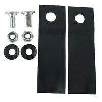 Low Flute Blade &amp; Bolt Combo for 19&quot; Cut Honda Buffalo Lawn Mower 06720-VK0-A10