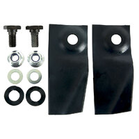 Blade &amp; Bolt Set fits 18 and 21&quot; Cut Bushranger 2008 to 2010 Lawn Mower Models