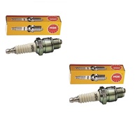 2x NGK Lawnmower BPR4ES Spark Plug fits most Twin Cylinder Ohv Motors