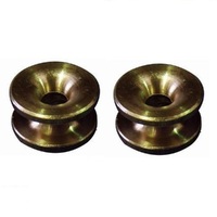 2 x BRASS EYELETS FITS SELECTED LINE TRIMMER  BRUSHCUTTER HEADS 15mm X 7.5mm